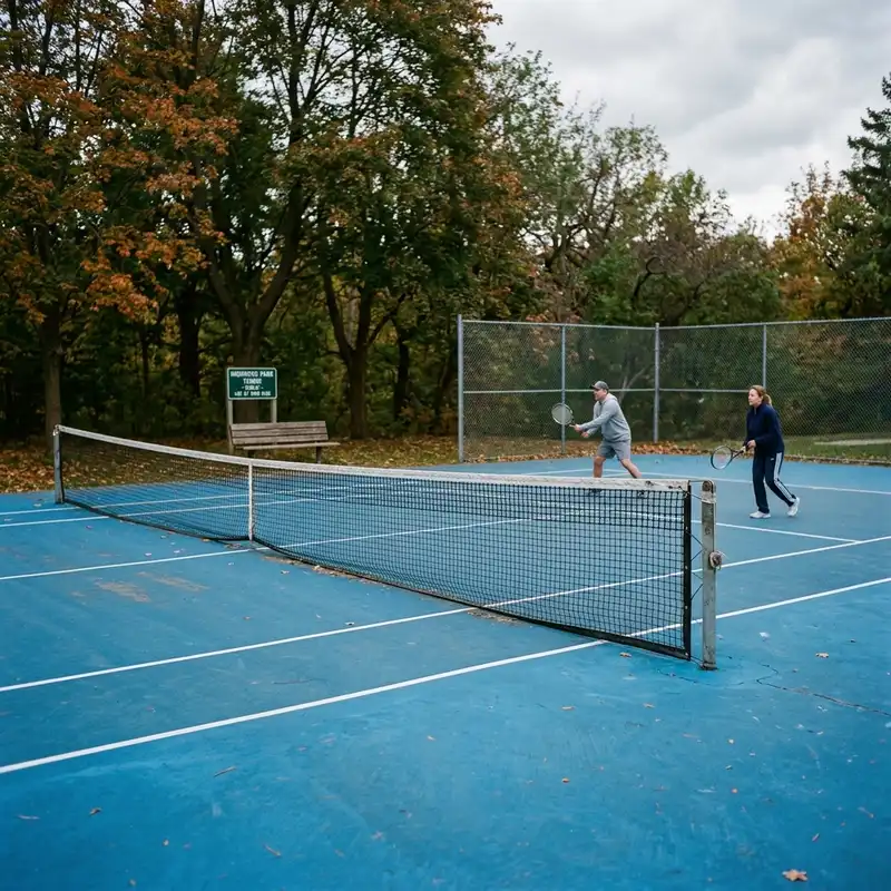 Maple Leaf Tennis hard court